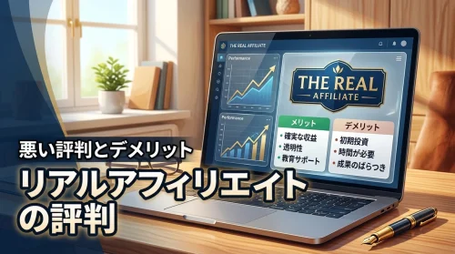 THE REAL AFFILIATEの口コミは本当？実際に調べた評判とデメリット