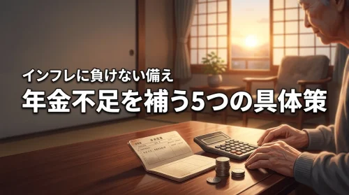 年金だけでは不安な方へ！老後の資金不足を補う5つの具体策とインフレ対策