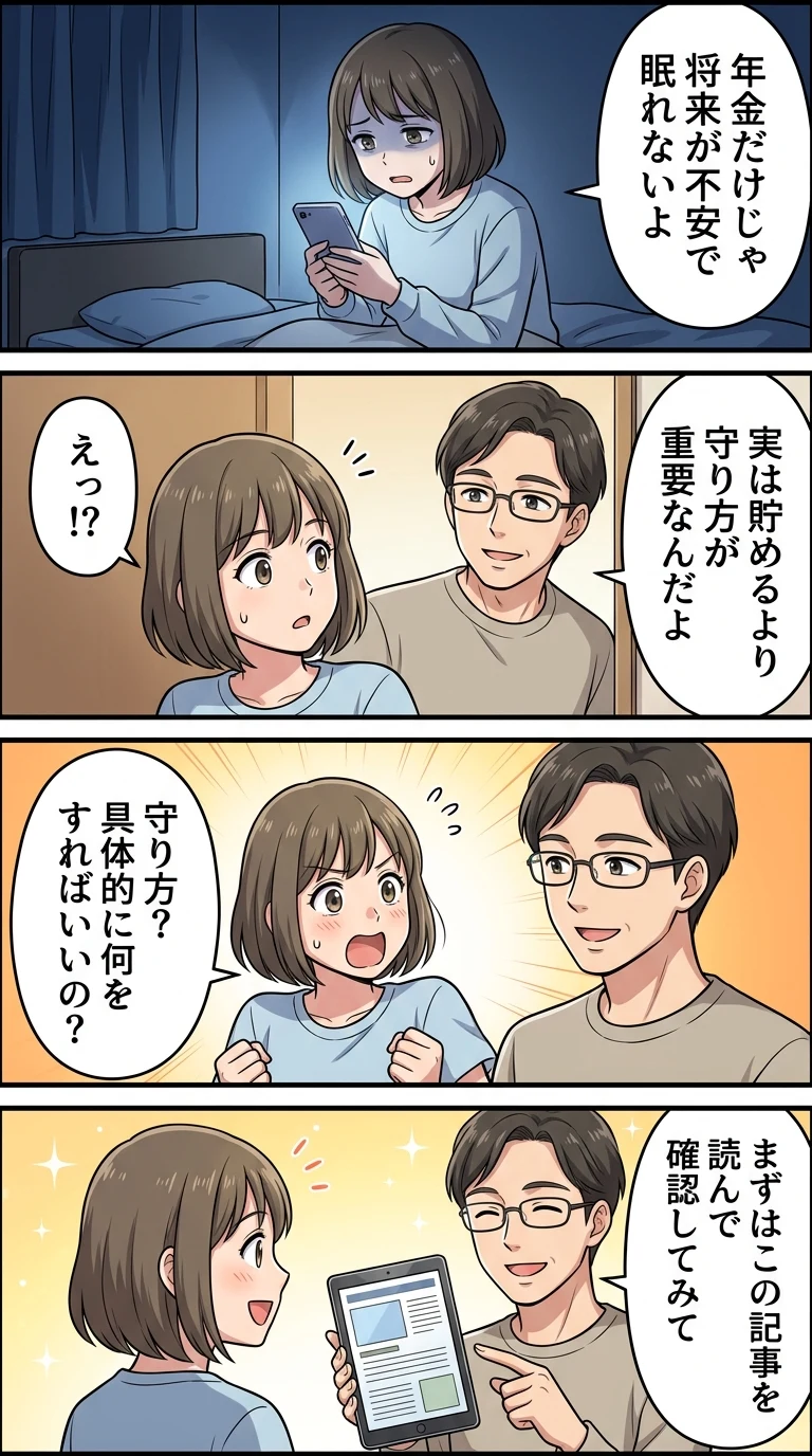年金だけでは不安