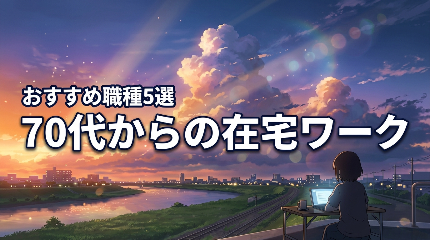 70代 在宅ワーク おすすめ